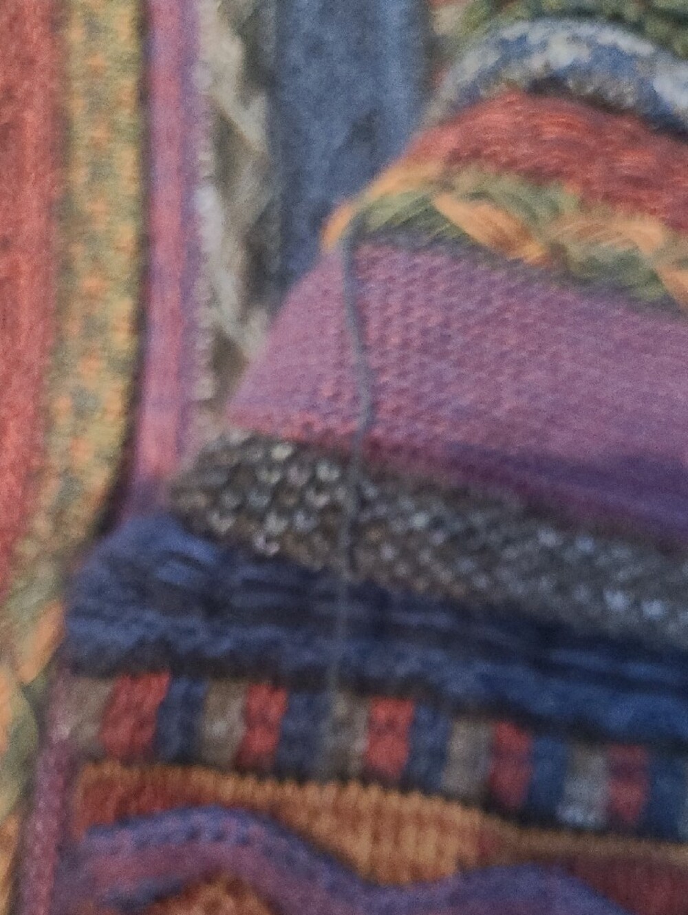 Lorenzo Multicolor Men's Crewneck Sweater — Vintage Grandpa - Picture 3 of 10